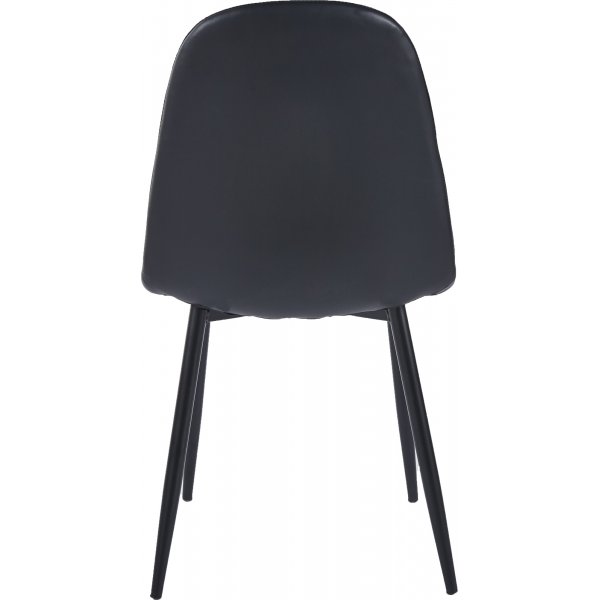 Stol svart PU - Bjurträsk Stol svart PU - Bjurträsk