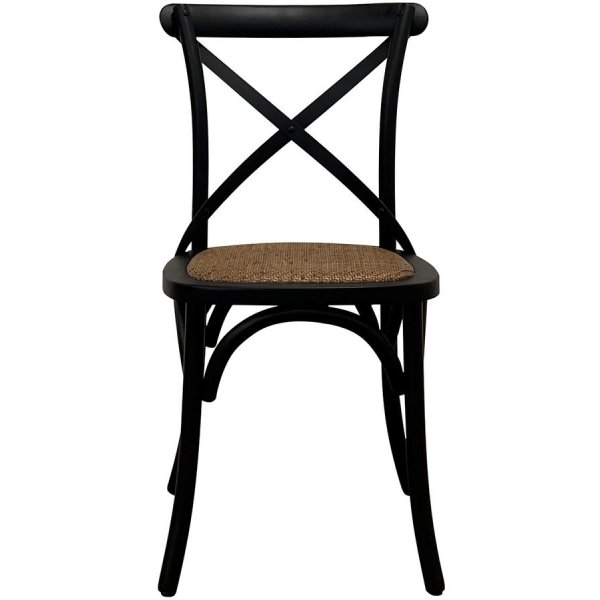 Holmstorp matstol - Antik mattsvart