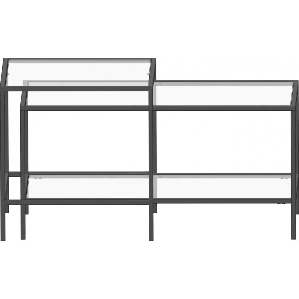 Table de travail Sevay 50/90 x 50/45 cm - Noir