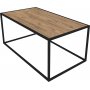Coruna soffbord Ek/svart - 90 x 50 cm