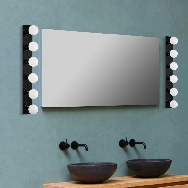 Milou wandlamp 12235 - Zwart