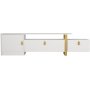 Aramis TV-meubel - Wit/goud