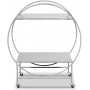 Miami Serveringsvagn retro 77 x 36 cm - silver
