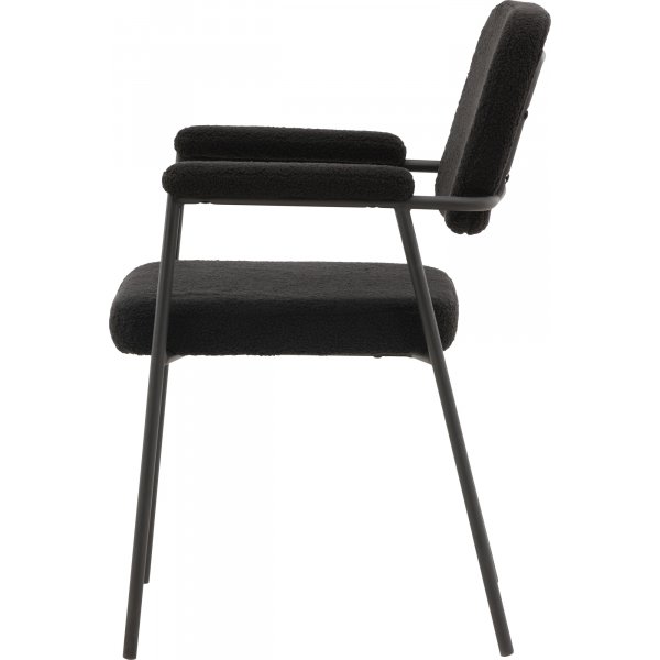 Chaise de salle à manger hier - Boucle noire Chaise de salle à manger hier - Boucle noire