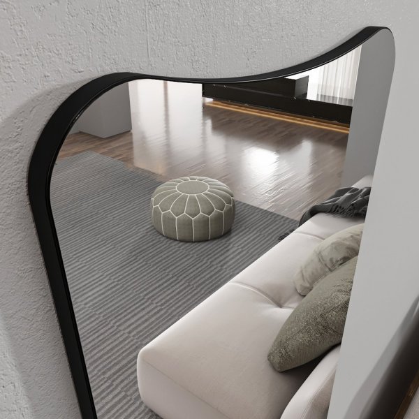 Miroir Vitro - Noir Miroir Vitro - Noir