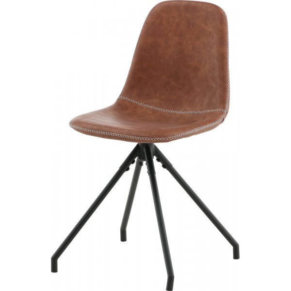 Bridge snurrbar matstol - Brun PU Bridge snurrbar matstol - Brun PU