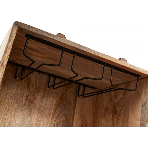 Nala barskåp med hjul - Trä Nala barskåp med hjul - Trä