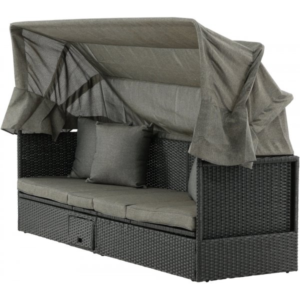 Nopy solsäng - Svart/Grå Nopy solsäng - Svart/Grå