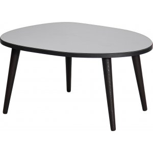 Table basse Gusto 75 x 55 cm - Noir/fume