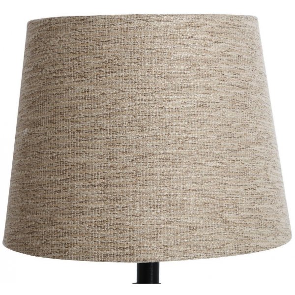 Rund lampskrm 22x28x22 cm - Natur (grovt linne)
