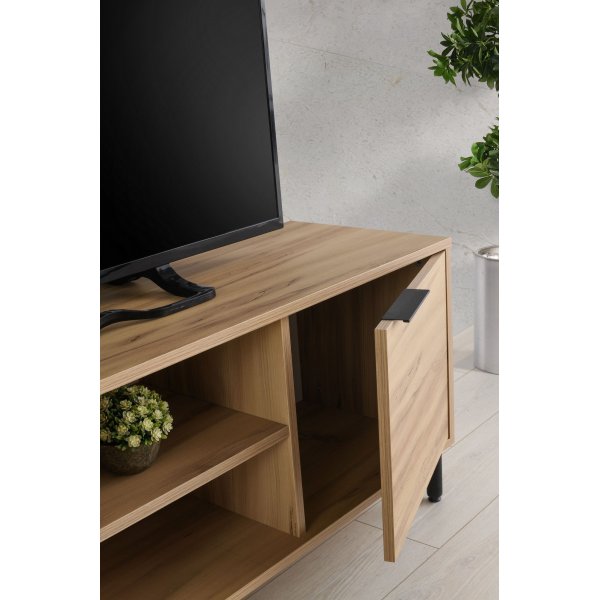 Banc multimédia Bodega - Chêne Banc multimédia Bodega - Chêne