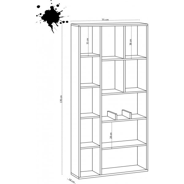 Bibliothque Uranus - Chne saphir