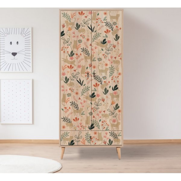 Kledingkast City Cat - Beige Kledingkast City Cat - Beige