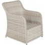 Soffgrupp Bergamo med ftljer, pallar & bord - Beige/beige melerad