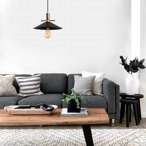 Plafonnier Dodo 2331 - Noir/cuivre Plafonnier Dodo 2331 - Noir/cuivre