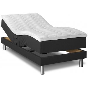 Comfort ställbar säng (Svart) - Valfri bredd