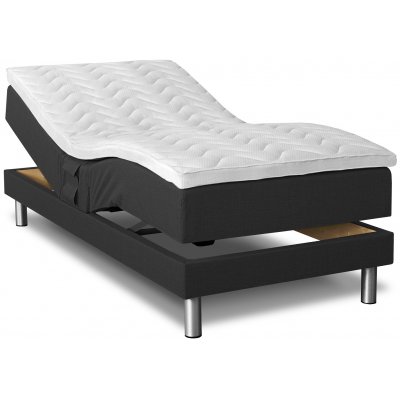 Comfort ställbar säng (Svart) - Valfri bredd