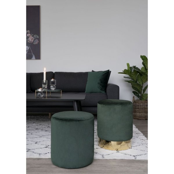 Ejby sittpuff - Mörkgrön Ejby sittpuff - Mörkgrön
