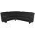 Hörnsoffa 5-sits svart tyg - Rom Hörnsoffa 5-sits svart tyg - Rom