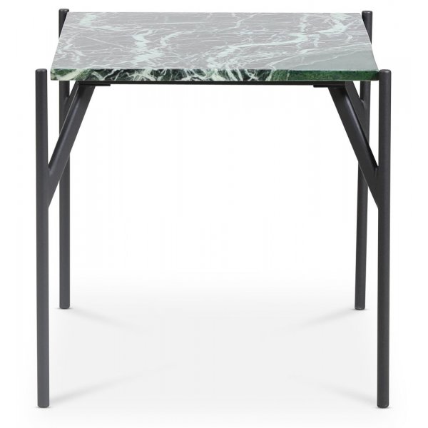 Accent soffbord 50 - Grön marmor / Svart Accent soffbord 50 - Grön marmor / Svart