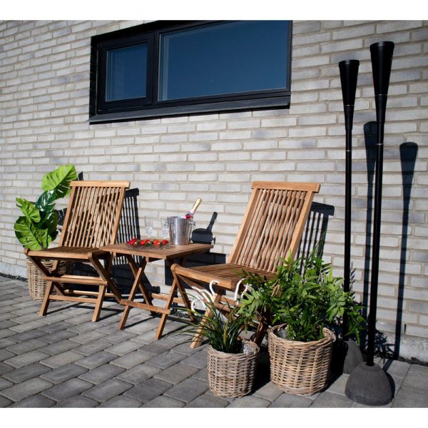 Table basse Saltö en teck - 50 x 50 x 50 cm + Huile de bois pour meubles Table basse Saltö en teck - 50 x 50 x 50 cm + Huile de bois pour meubles