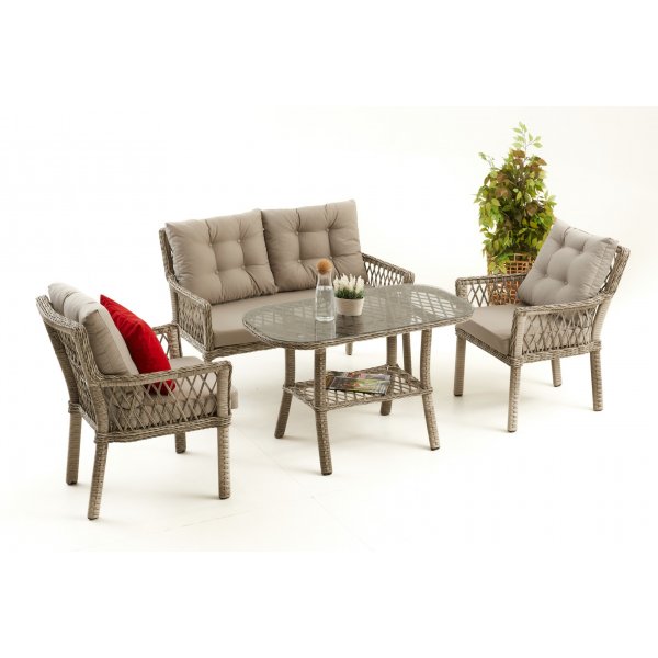 Pure loungegrupp 2 - Cream