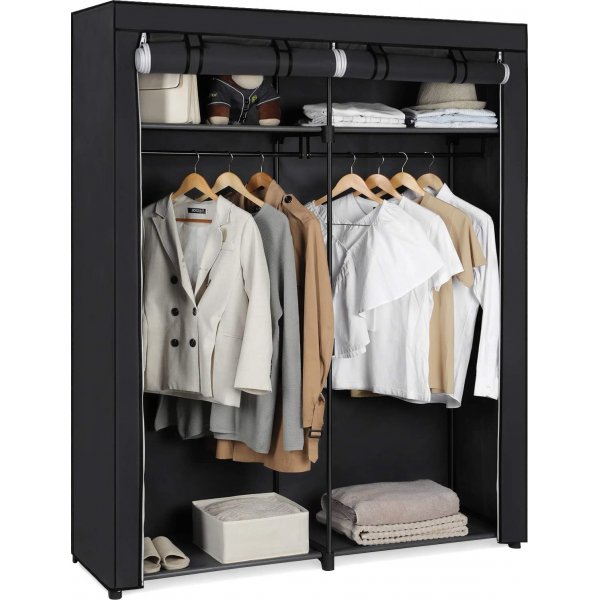 Armoire Joshua 140 x 174 cm - Noir Armoire Joshua 140 x 174 cm - Noir
