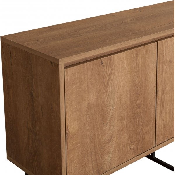Dressoir Ruba in notenhout - 140 cm + Meubelpoten