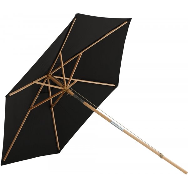 Corypho parasoll - Svart/Natur