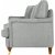Howard Watford Deluxe Canap incurv 4 places - Gris + Dtachant pour meubles