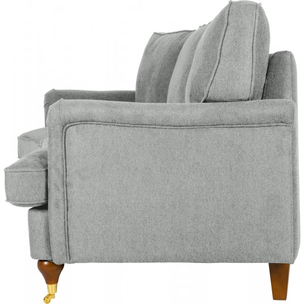 Howard 3-sits soffa grå 225 cm + Fläckborttagare för möbler Howard 3-sits soffa grå 225 cm + Fläckborttagare för möbler