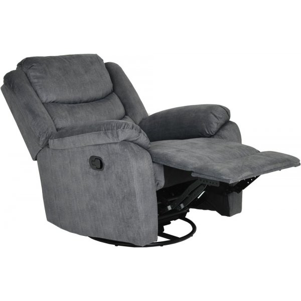 Winfield manuell reclinerfåtölj - Mörkgrå + Fläckborttagare för möbler Winfield manuell reclinerfåtölj - Mörkgrå + Fläckborttagare för möbler