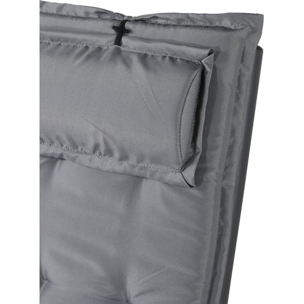 Home dyna 5-positioners med huvudkudde - Grå Home dyna 5-positioners med huvudkudde - Grå