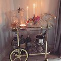 Kundbild Rochester serveringsvagn i m�ssing: V�ldigt n�jd med drinkvagnen!