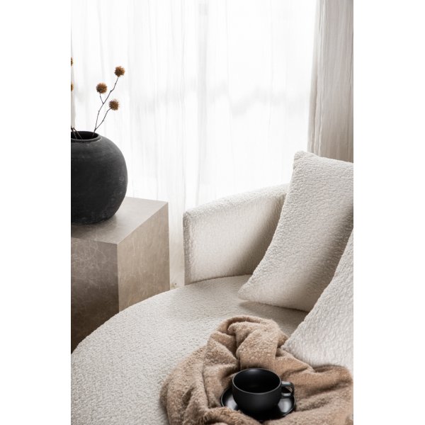 Canap 2 places Kelso - Teddy blanc