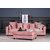 Brandy lounge fotpall XL - (dusty pink)