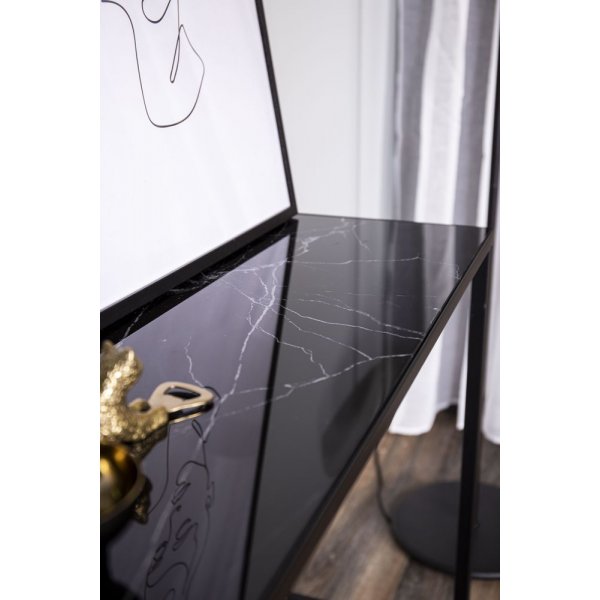 Table relief de pente 100 x 30 cm - Noir/laiton