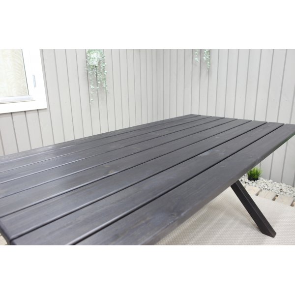 Eettafel Scottsdale 150 cm - Zwart + Textielreiniging voor meubels