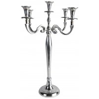Mozart golvljusstake Kandelaber H98cm för 5 ljus - Silver Mozart golvljusstake Kandelaber H98cm för 5 ljus - Silver
