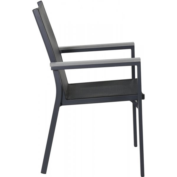 Parma matstol - Svart/Grå Parma matstol - Svart/Grå