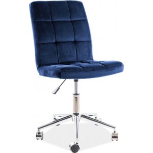 Quantum kontorsstol - Blå sammet