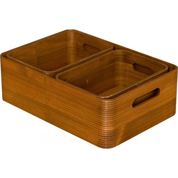 Cello korgar 3 st - Brun Cello korgar 3 st - Brun