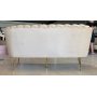Snckan 3-sits soffa - Beige sammet / Mssing