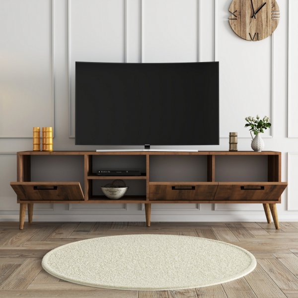 Meuble TV Exxen 180 cm - Noyer Meuble TV Exxen 180 cm - Noyer