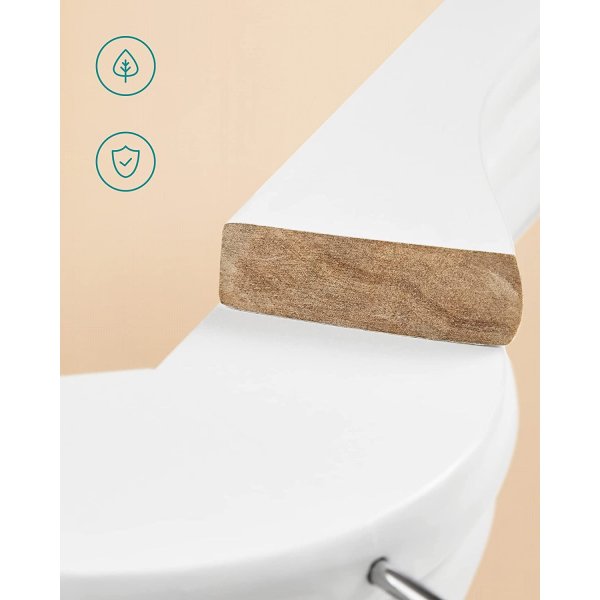 Klädgalge, trä, 44,5 cm, 30-pack - Vit Klädgalge, trä, 44,5 cm, 30-pack - Vit