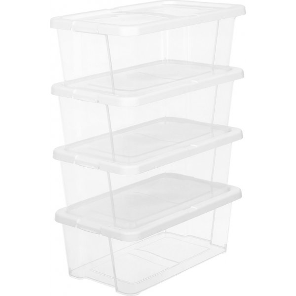 Boîte de rangement Leander 35x20 cm 12-pack - Transparent Boîte de rangement Leander 35x20 cm 12-pack - Transparent