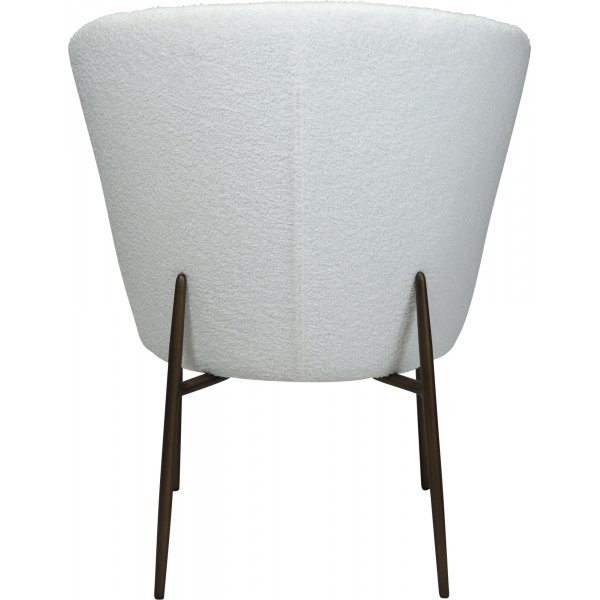 Chaise de salle  manger Orbit - Neige boucle