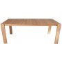 Utegrupp: 6 stolar och matbord 210 x 90 cm teak - Salt