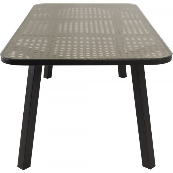 Paola matbord 200 x 100 cm - Svart/Sandbeige Paola matbord 200 x 100 cm - Svart/Sandbeige