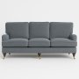 Howardsoffa Watford Deluxe 225 cm  Ljusgr